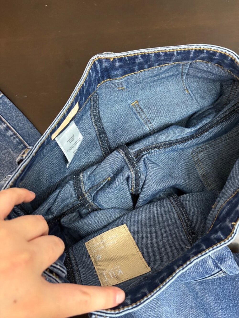 NEW Kut From the Kloth Ashton Barrel Leg High Rise Jeans Medium Blue Utility 6 - Picture 7 of 10